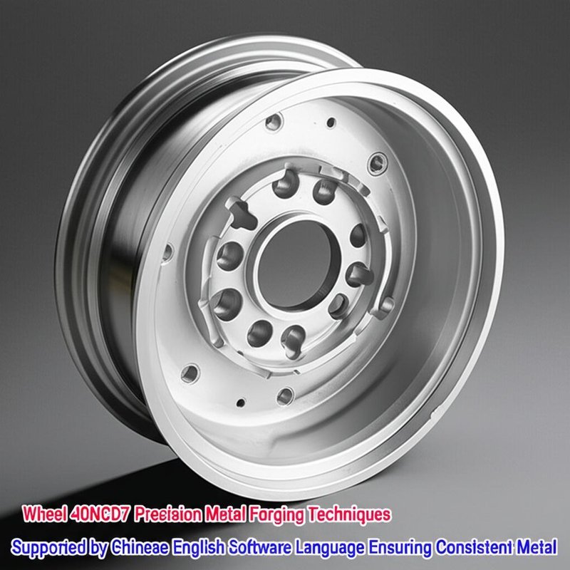عجلة 40NCD7 تقنيات تشكيل المعادن الدقيقة المدعومة بلغة البرمجيات الصينية الإنجليزية لضمان معدن متسق